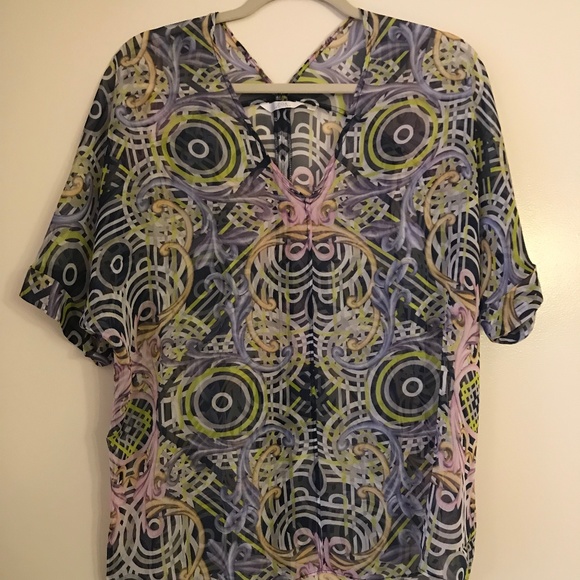 Zoa Printed Blouse - Picture 2 of 3